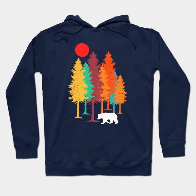 colorful trees Hoodie by teemarket